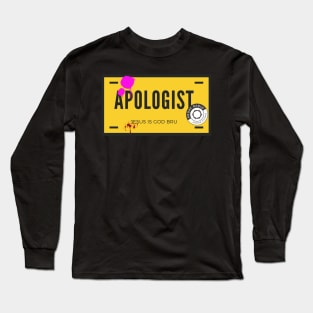 Apologist number plate Long Sleeve T-Shirt